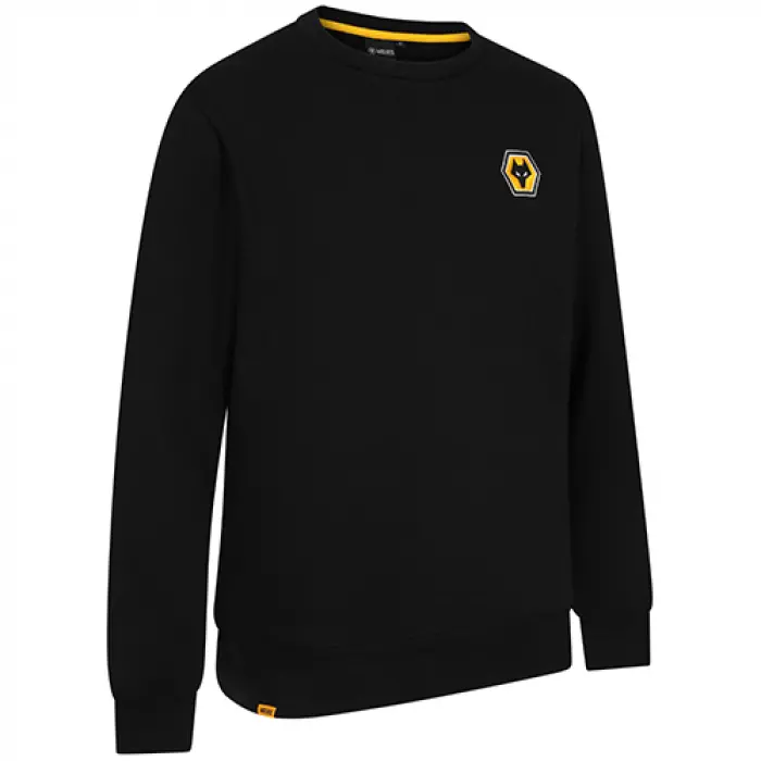 Wolves Kits Shop | Official Essentials Sweatshirt -Black Wolverhampton Wanderers Apparel